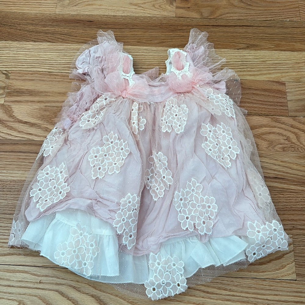 Pink tulle dress